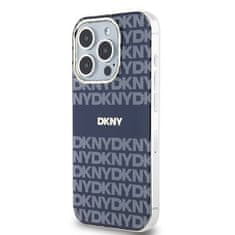 DKNY Oryginalne Etui APPLE IPHONE 15 PRO MAX DKNY Hardcase IML Mono & Stripe MagSafe (DKHMP15XHRHSEB) niebieskie