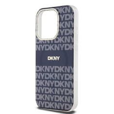 DKNY Oryginalne Etui APPLE IPHONE 15 PRO MAX DKNY Hardcase IML Mono & Stripe MagSafe (DKHMP15XHRHSEB) niebieskie