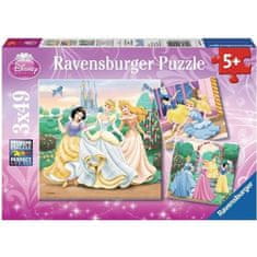 shumee PRINCESKA DISNEY Puzzle 3 x 49 kosov - Disney