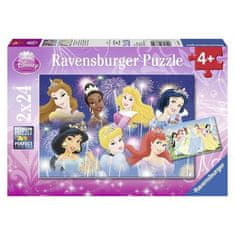 shumee DISNEY PRINCESA Puzzle Princeske skupaj 2x24 kos