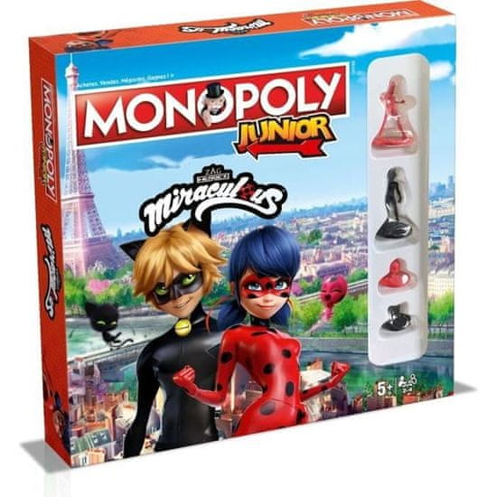 shumee MONOPOLY JUNIOR - Miraculous Ladybug - Družabna igra - francoska različica