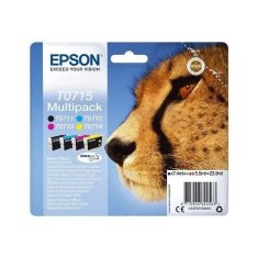 shumee EPSON Multipack T0715 - Gepard - črna, cian, škrlatna, rumena