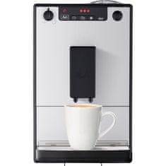 shumee MELITTA E950-666 - Avtomatski kavni aparat Solo Pure Silver - 1400 W - 3 nastavitve intenzivnosti - Posoda za zrna 125 g