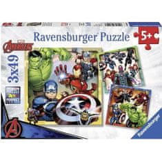 shumee RAVENSBURGER Puzzle 3x49 p - Mogočni maščevalci