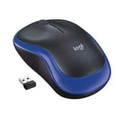 shumee Brezžična optična miška Logitech - M185 Blue