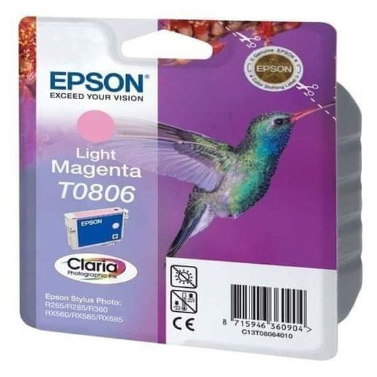 shumee Kartuša s črnilom Epson T0806 Bright Magenta Colibri