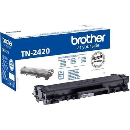 shumee Črn toner visoke zmogljivosti BROTHER TN2420 - 3.000 strani