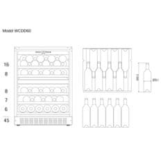 mQuvée WineCave 780 60D mQuvée vinska vitrina