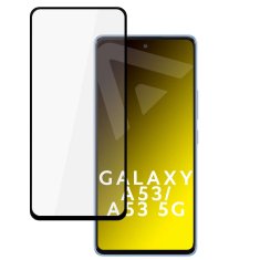 Miramarket Alogy Full Glue ohišju prijazno kaljeno steklo za Samsung Galaxy A53 / A53 5G Black