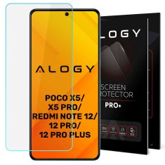 Miramarket Alogy Zaščita zaslona PRO+ 9H kaljeno steklo za Xiaomi Poco X5/ Pro/ Redmi Note 12/ Pro/ Pro+ Plus 5G