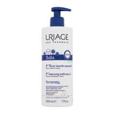 Uriage Bébé 1st Cleansing Soothing Oil 500 ml pomirjajoče čistilno olje za suho in atopično kožo za otroke