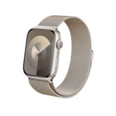 Crong Crong Milano Steel - Pasek ze stali nierdzewnej do Apple Watch 42/44/45/49 mm (szampański)