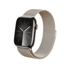 Crong Crong Milano Steel - Pasek ze stali nierdzewnej do Apple Watch 42/44/45/49 mm (szampański)