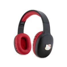 HELLO KITTY Hello Kitty Metal Logo Oval Shape - Bezprzewodowe słuchawki nauszne Bluetooth V5.3 (czarny)