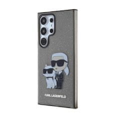 Karl Lagerfeld Karl Lagerfeld IML Glitter Karl & Choupette - Etui Samsung Galaxy S24 Ultra (czarny)