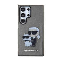 Karl Lagerfeld Karl Lagerfeld IML Glitter Karl & Choupette - Etui Samsung Galaxy S24 Ultra (czarny)