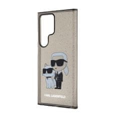 Karl Lagerfeld Karl Lagerfeld IML Glitter Karl & Choupette - Etui Samsung Galaxy S24 Ultra (czarny)