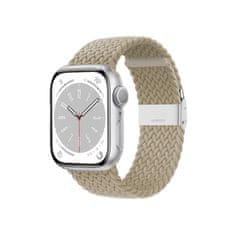 Crong Crong Wave Band - Pleciony pasek do Apple Watch 38/40/41 mm (kamienny beż)