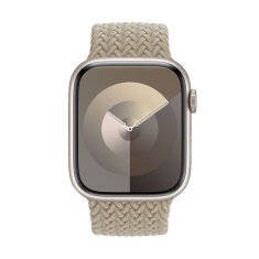 Crong Crong Wave Band - Pleciony pasek do Apple Watch 38/40/41 mm (kamienny beż)