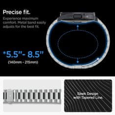 Spigen Spigen Modern Fit Band - Bransoleta do Samsung Galaxy Watch 6 Classic 47 mm (Srebrny)