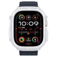 Spigen Spigen Rugged Armor - Obudowa do Apple Watch Ultra 1/2 49 mm (Biały)