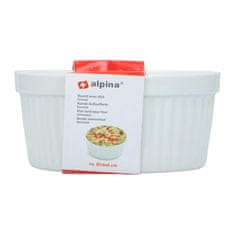 Alpina Alpina - Naczynie do pieczenia ceramiczne 14x6,5 cm 600 ml (biały)