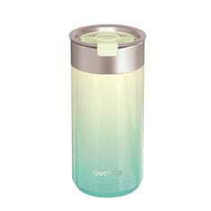 QUOKKA Quokka Boost Coffee Tumbler - Kubek termiczny ze stali nierdzewnej z zaparzaczem 400 ml (Lemon Lime)