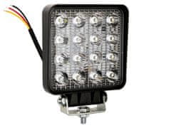 Carmotion Delovna luč 12/24V, 48W, 16 LED diod