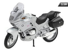 Carmotion Model 1:18, BMW R1100 RT, srebrn