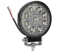 Carmotion Delovna svetilka 12/24V, 9x3W, 9 CREE LED, premer 115 mm