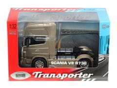 Carmotion Model 1:32, SCANIA V8 R730, traktor, zlati