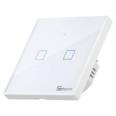 Sonoff Pametno stikalo WiFi + RF 433 Sonoff T2 EU TX (2-kanalni) posodobljeno