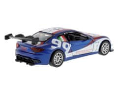 Carmotion Model 1:43, Maserati GranTurismo MC GT4, modra in bela