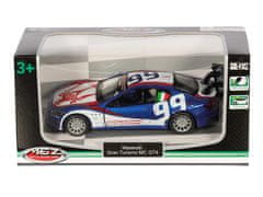 Carmotion Model 1:43, Maserati GranTurismo MC GT4, modra in bela