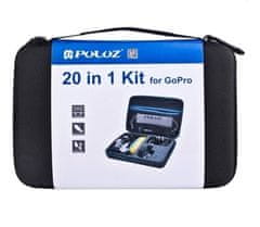 Puluz Puluz 20 in 1 dodatki Ultimate Combo Kits za športne fotoaparate PKT11