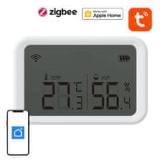 NEO Pametni senzor temperature in vlage HomeKit NEO NAS-TH02BH ZigBee z LCD zaslonom