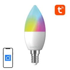 Laxihub Pametna LED žarnica Laxihub LAE14S (2-pack) WiFi Bluetooth Tuya