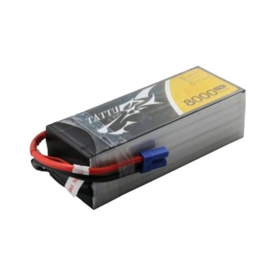 Tattu Tattu 8000mAh 22,2V 25C 6S1P Lipo baterija z EC5