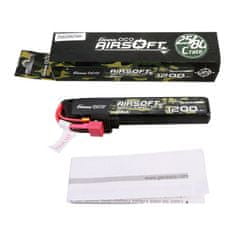 Gens Ace Gens ace G-Tech 25C 1200mAh 3S1P 11.1V Airsoft Gun Lipo baterija s T vtičem