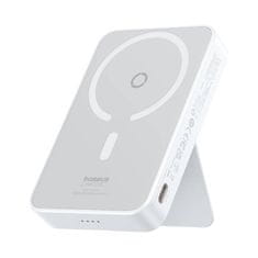 BASEUS Powerbank Baseus MagPro Magnetic 5000mAh 20W, MagSafe (bela)