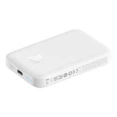 BASEUS Powerbank Baseus Magnetic Mini 6000mAh 20W MagSafe (bela)