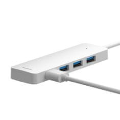 BASEUS Vozlišče 4v1 Baseus UltraJoy Lite USB-A do USB 3.0 50cm (bela)