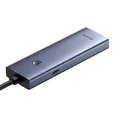 BASEUS Hub Baseus UltraJoy Series Lite 4-Port 100cm (USB to USB3.0*4+Type-C 5V) (gray)