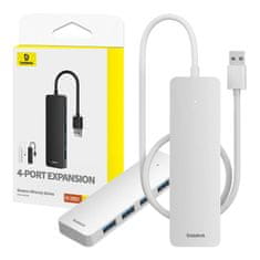 BASEUS Vozlišče Baseus UltraJoy Series Lite 4-portno 1,5 m (USB na USB3.0*4) (belo)