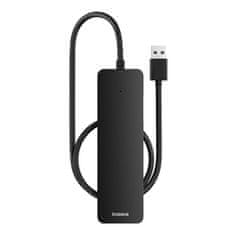 BASEUS Vozlišče Baseus UltraJoy Series Lite 4-portno 15 cm (USB na USB3.0*4) (črno)