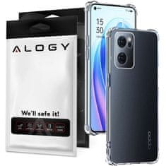 Miramarket ŠokProof Alogy silikonski oklepni etui za Oppo Reno7 5G Global Transparent