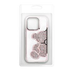 OEM Ovitek TEDDY BEAR za IPHONE 15 roza