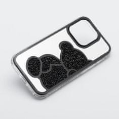 OEM TEDDY BEAR etui za IPHONE 12 / 12 PRO črn