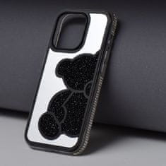 OEM TEDDY BEAR etui za IPHONE 12 / 12 PRO črn