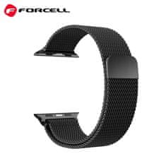 FORCELL FORCELL F-DESIGN FA03 trak za APPLE Watch 42 / 44 / 45 / 49 mm črn